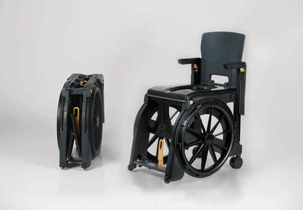 Wheelable dusj-/toalettstol